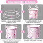 Portable Bathtub, Foldable Bathtub for Kids, Therapy Tub for Shower Stall Bathroom ,Blue and Pink