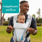 Infantino Staycool 4 - in - 1 Convertible Carrier, Ergonomic Design for Infant and Toddlers, 8 - 40 lbs with Storage Pocket, Gray - Adenzo Comfies