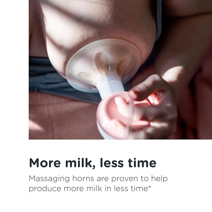 Tommee Tippee Made for Me Double Electric Breast Pump, Baby Bottles Included, 9 Express Modes, Massaging Cushions, USB Rechargeable Portable Breast Pump, Strong Suction, Quiet. - Adenzo Comfies