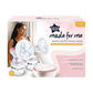 Tommee Tippee Made for Me Double Electric Breast Pump, Baby Bottles Included, 9 Express Modes, Massaging Cushions, USB Rechargeable Portable Breast Pump, Strong Suction, Quiet.