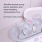 Tommee Tippee Supersteam Electric Steam Steriliser, Black, for Baby Bottles, Soothers and Feeding Accessories.