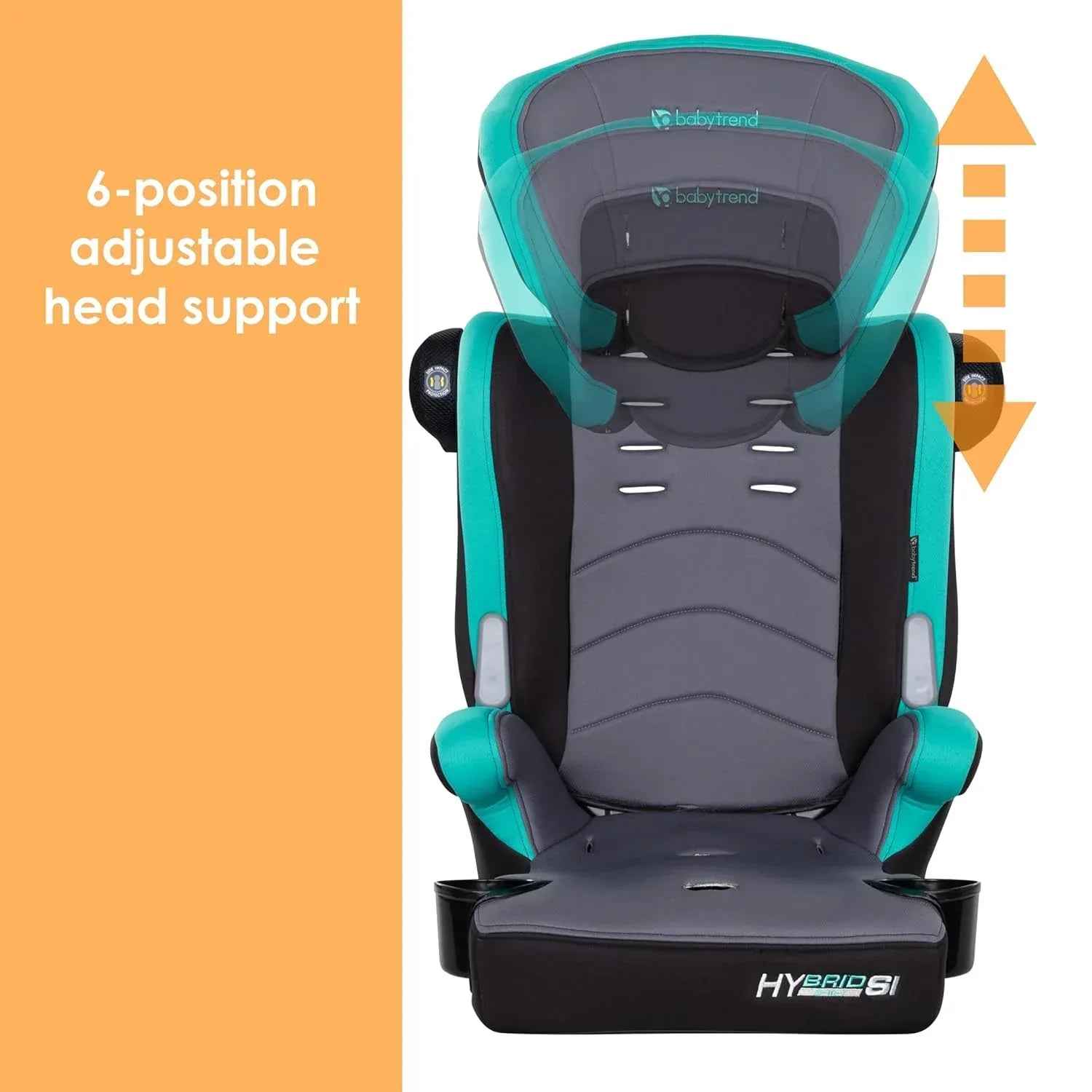 baby trend car seat head support Baby Trend Hybrid SI 3-in-1 Combination Booster Car Seat – Adenzo Comfies