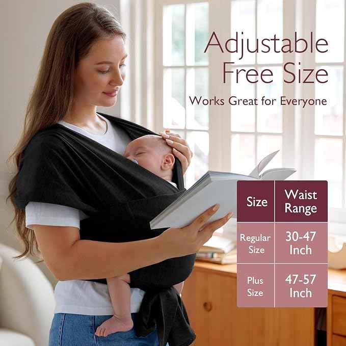 Baby Carrier, Easy Slip-On Baby Wrap. - Adenzo Comfies