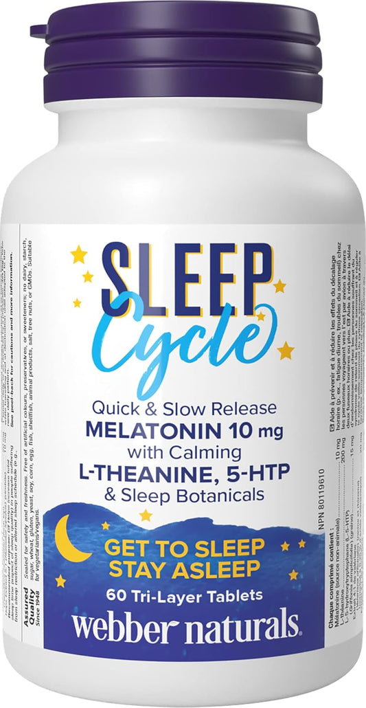 Webber Naturals Sleep Cycle Melatonin with L-Theanine