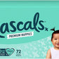 Rascals Premium Baby Diapers - Comfortable & Leak-Proof Diaper for Babies - Soft & Gentle Diapers Size 1 to size 7 - Jumbo Box