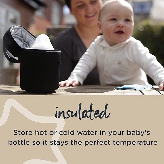 Tommee Tippee Bottle Bags - Portable Insulated Carriers for Closer to Nature Baby Bottles, Pack of 2 for Convenient On - the - Go Feeding - Adenzo Comfies