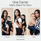 Haus & Kinder Baby Carrier for New Born | 8 in 1 Hip Seat Front and Back Carry Position Adjustable Straps Kangaroo Bags, Baby Carrier . - Adenzo Comfies