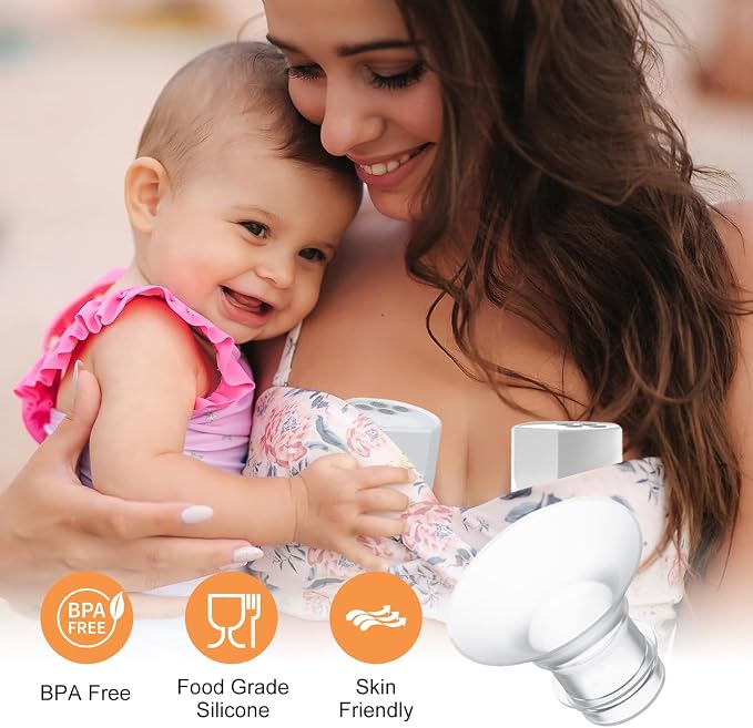 Flange Inserts 21mm 1PC,Compatible with Momcozy S12 Pro/S9 Pro/S12/S9 Wearable Breastpump Cup,Suitable for Medela/Spectra/Elvie/Willow/TSRETE 24mm Shields/Flanges,Reduce 24mm Tunnel Down to 21mm,2pcs.