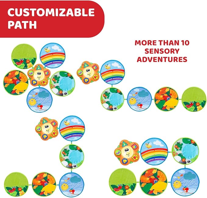 Chicco 4-Season Path – Sensory Play Mat with Lights & Sounds, 9m+ - Adenzo Comfies
