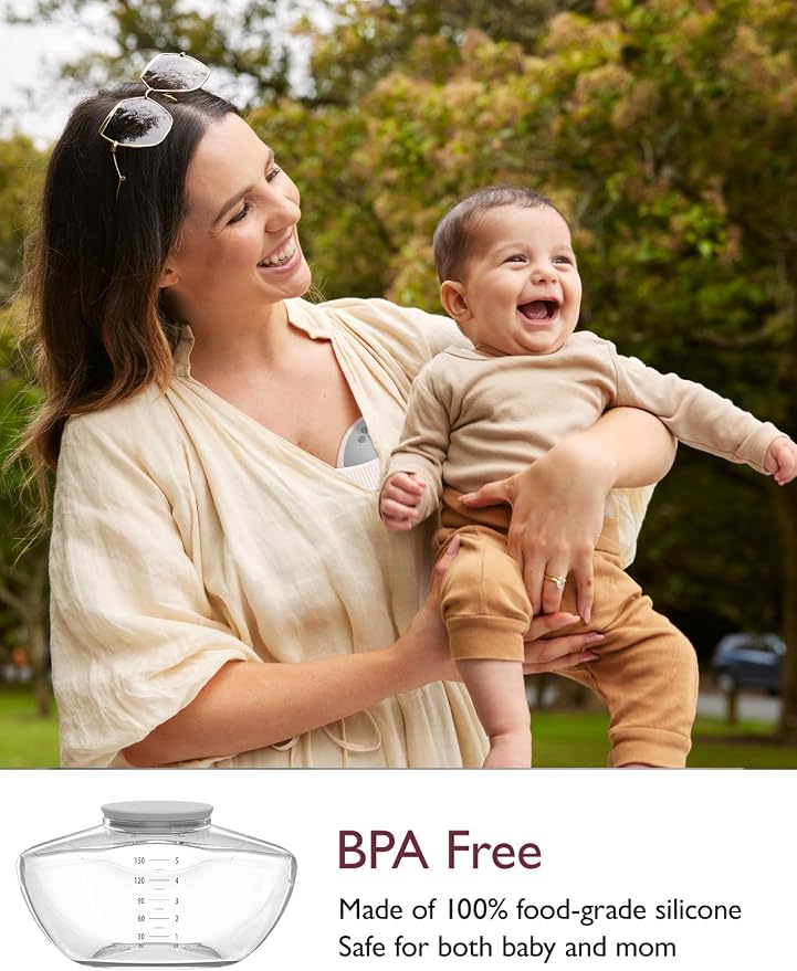 Momcozy Milk Collector for Mobile Flow | M9 Upgrade, Original Mobile Flow | M9 Upgrade Breast Pump Replacement Accessories, 1 PC. - Adenzo Comfies