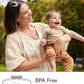 1 Pack Breastmilk Collection Replacement Accessories for Momcozy Upgraded Mobile Flow M9, Upgraded M9 Milk Container with Red Silicone Cap, Not Mom Cozy Original Parts.