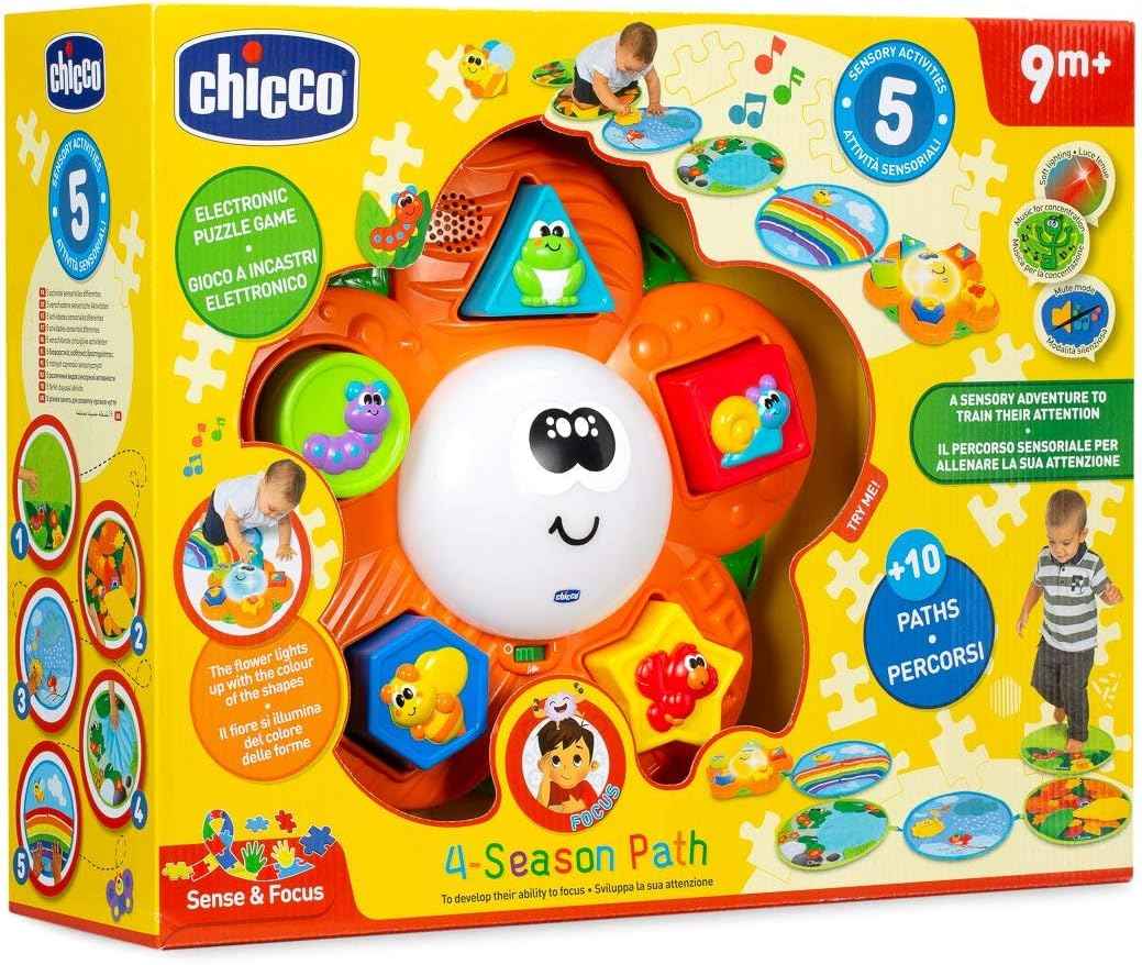 Chicco 4-Season Path – Sensory Play Mat with Lights & Sounds, 9m+ - Adenzo Comfies