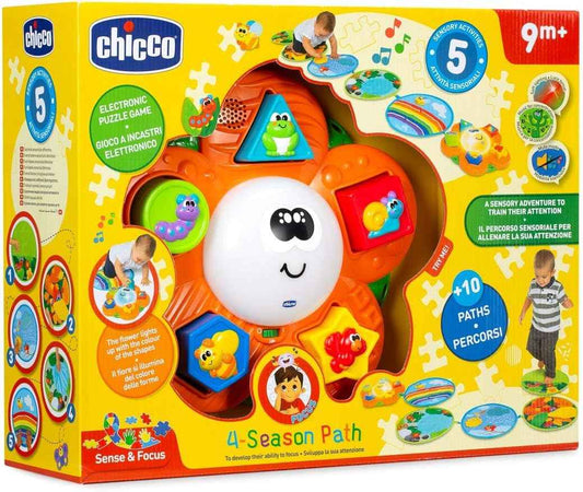 Chicco 4-Season Path – Sensory Play Mat with Lights & Sounds, 9m+ - Adenzo Comfies