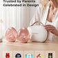 Momcozy Air 1 Wearable Breast Pump, Ultra-Slim Hands-Free Breast Pump with Wireless Charging Case, Top-View Visible, App Control, Auto Mode Switching, Milk Tracking & Full-Collector Alerts, 6oz - Adenzo Comfies