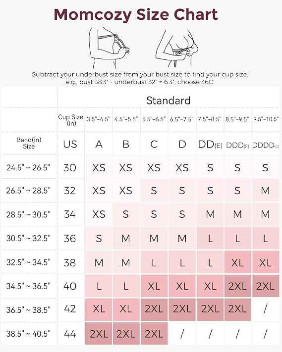 Momcozy Hands Free Pumping & Nursing Bra, Adjustable Cotton Breast Pump Bra Medium -Black