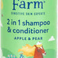 Childs Farm 2 in 1 Hair Shampoo and Conditioner, Gentle Tear Free, Apple and Pear Fragrance, Children, Kids, Baby, 250ml