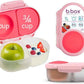 b.box Snack Box, Snack Containers for Kids, Kids Lunch Box, Toddler Snacks | 1 3/4 Cup Bento Box for Kids, Lunch Containers, Leak Proof, Dishwasher Safe, BPA Free.