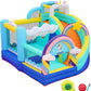 Doctor Dolphin Inflatable Bounce House, Unicorn Bounce House with Slide, Inflatable Bouncy House with Ball Pits, Jump Bouncer for Kids Age 4-8.