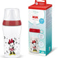 NUK Perfect Match Baby Bottle, 3+ Months, Fits Baby Palate, Temperature Control, Anti - Colic Vent, 260 ml, BPA Free, Silicone M Teat, Disney Winnie the Pooh - Adenzo Comfies
