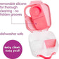B.box Mini Lunch Box for Kids: Lightweight Bento Box for Snacks/Meals with 2 Leakproof Compartments, School Supplies Ages 3+.