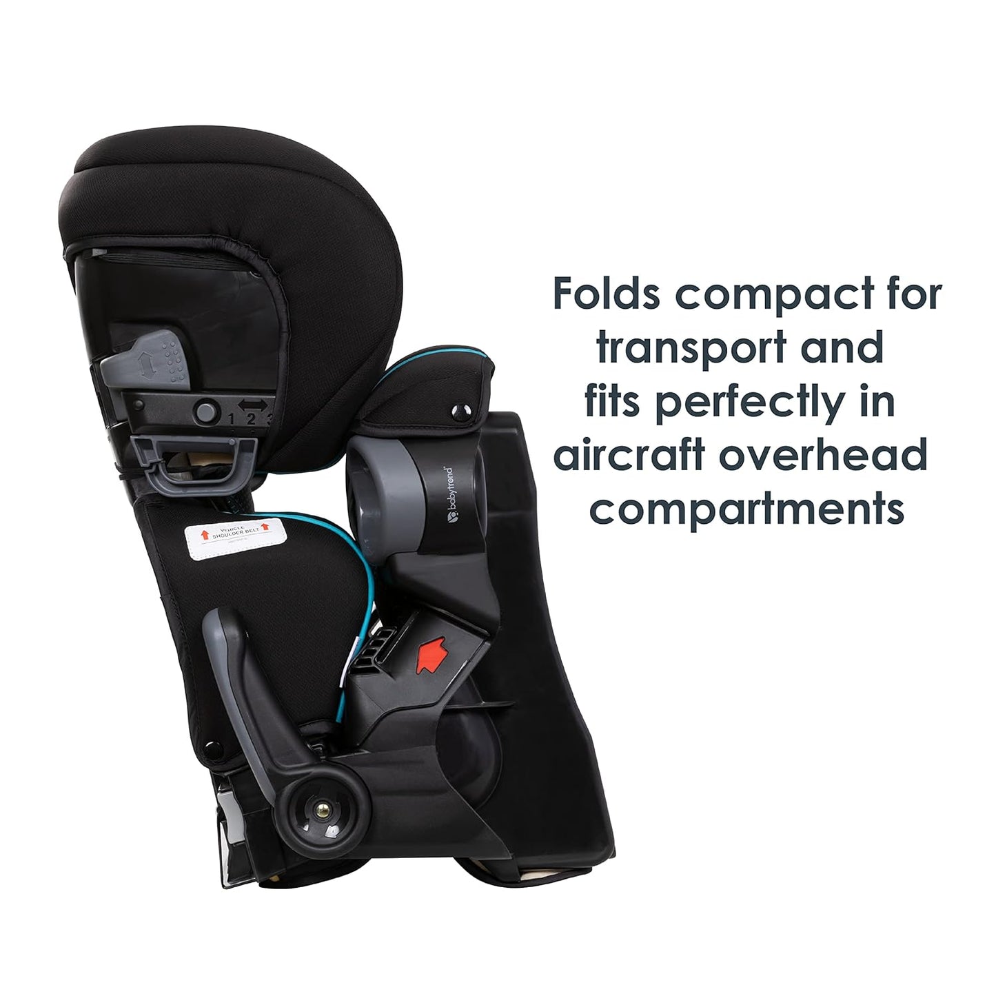 Baby Trend Protect 2 - in - 1 Folding Booster Car Seat, Aqua Tech, Riley, And Grey Tech - Adenzo Comfies