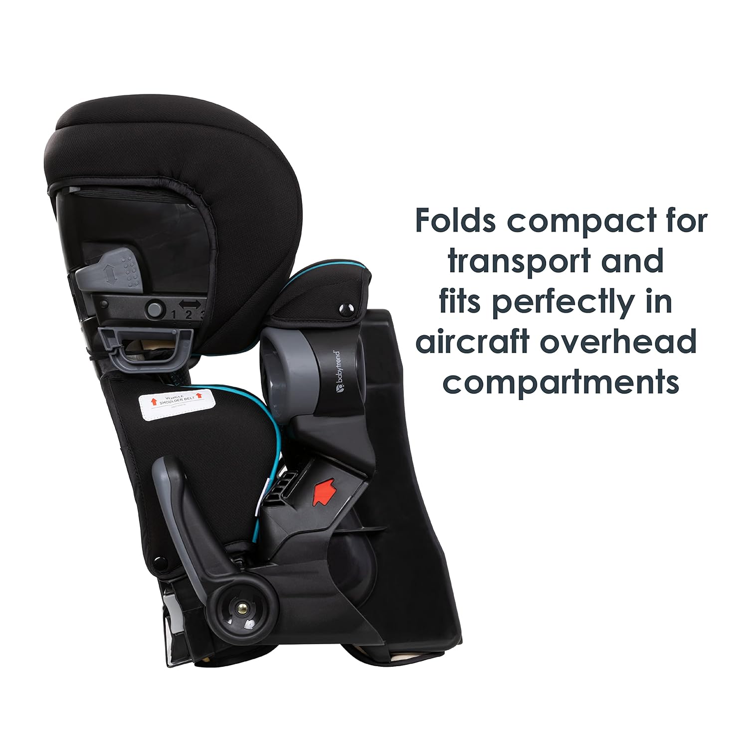Baby Trend Protect 2 - in - 1 Folding Booster Car Seat, Aqua Tech, Riley, And Grey Tech - Adenzo Comfies