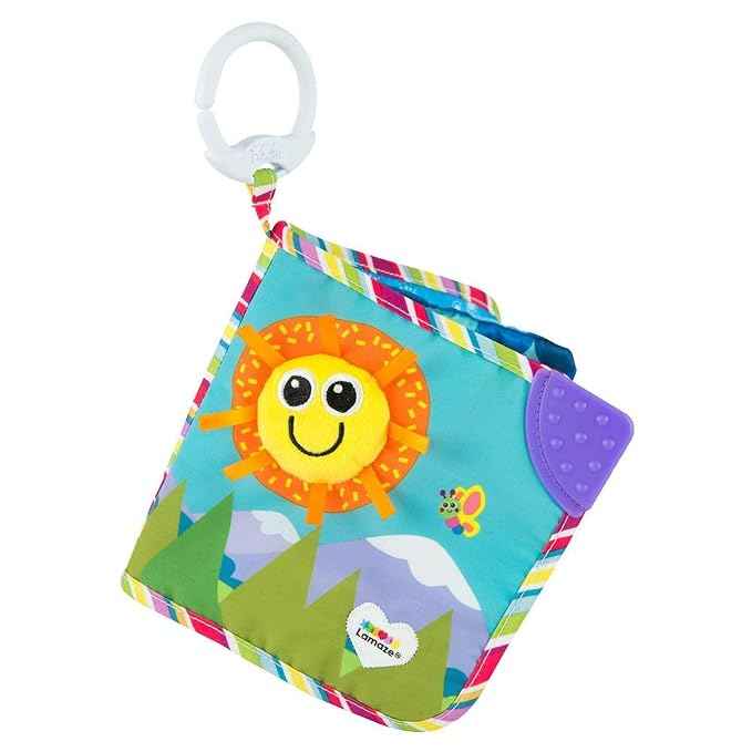 LAMAZE Fun Interactive Baby Book with Friendly Characters and Multiple Texture