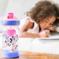 The First Years Disney Minnie Mouse Sip & See Kids Water Bottle - Water Bottle for Toddlers - Spill Proof Toddler Cup - 12 Oz - Adenzo Comfies