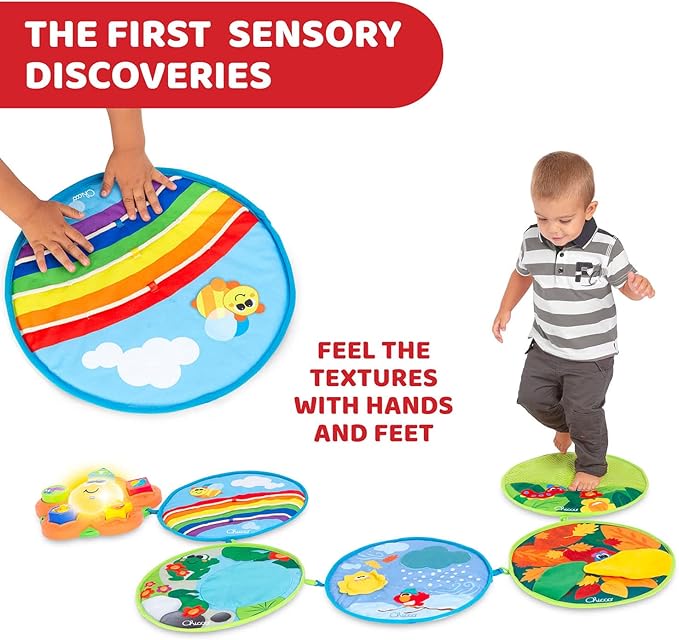 Chicco 4-Season Path – Sensory Play Mat with Lights & Sounds, 9m+ - Adenzo Comfies
