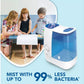 Vicks Warm Mist Humidifier 3.8L – Bacteria-Free Mist Humidifier for Bedrooms & Nurseries, 2 Mist Levels, Auto Shut-Off, Suitable for Rooms up to 37m² - Adenzo Comfies