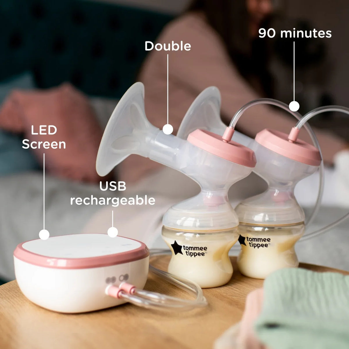 Tommee Tippee Made for Me Double Electric Breast Pump.