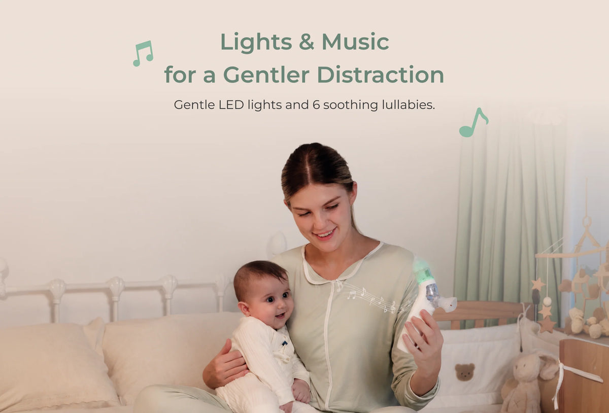 Momcozy BreezyClear™ 2-in-1 Spray & Suction Electric Nasal Aspirator.