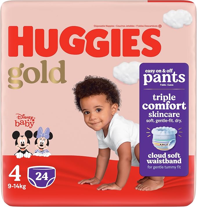 Huggies Pants Size 4 (9-14kg) Carry 24's. - Adenzo Comfies