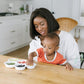 The First Years TFY Senseables Tasty Plate, Fun Mealtime Plate with Compartments, Engaging Design, 0 Month+ - Adenzo Comfies
