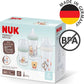 NUK Perfect Match Baby Bottles Set | 0 - 6+ Months | Adapts to Baby's Palate | 3 x Anti Colic Baby Bottles & Space Soother | BPA - Free | Disney Winnie the Pooh | 4 Count - Adenzo Comfies