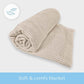 Baby Basics Cream Cellular Blanket Pram Size 100% Cotton 75x100cm NEW
