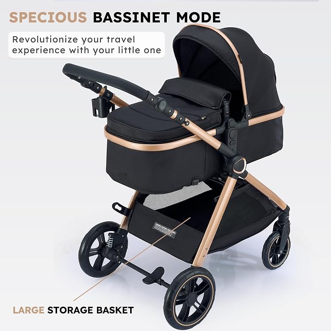 Baby Stroller & Bassinet for Infants - Adenzo Comfies