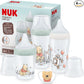 NUK Perfect Match Baby Bottles Set | 0 - 6+ Months | Adapts to Baby's Palate | 3 x Anti Colic Baby Bottles & Space Soother | BPA - Free | Disney Winnie the Pooh | 4 Count - Adenzo Comfies
