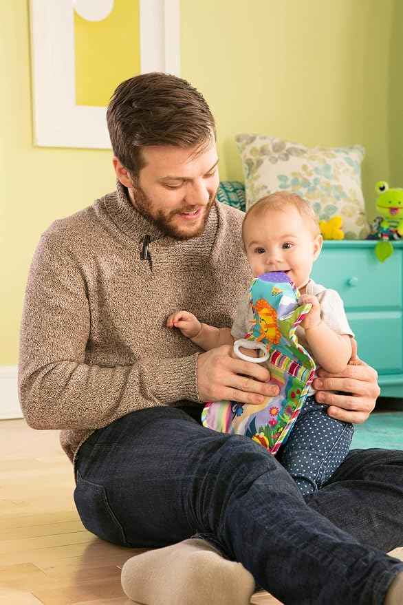LAMAZE Fun Interactive Baby Book with Friendly Characters and Multiple Texture