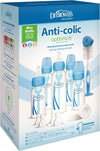 Dr. Brown’s Natural Flow Anti-Colic Options+ Narrow Neck Baby Bottle Gift Set – BPA-Free Newborn Feeding Set with 5 Bottles, Bottle Brush, Travel Caps & Slow Flow Nipples