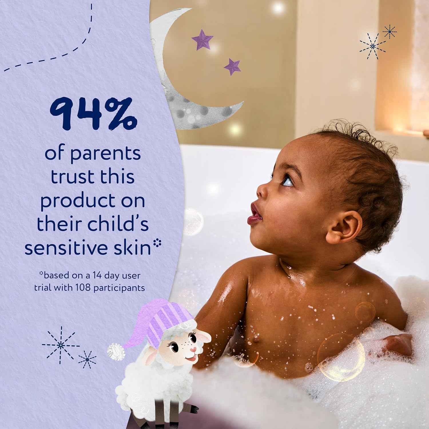 Childs Farm SlumberTime Sleep Bath Soak, Calming Lavender & Moon Milk | Soothing & Hydrating | Suitable for Newborns with Dry, Sensitive Skin, 250ml
