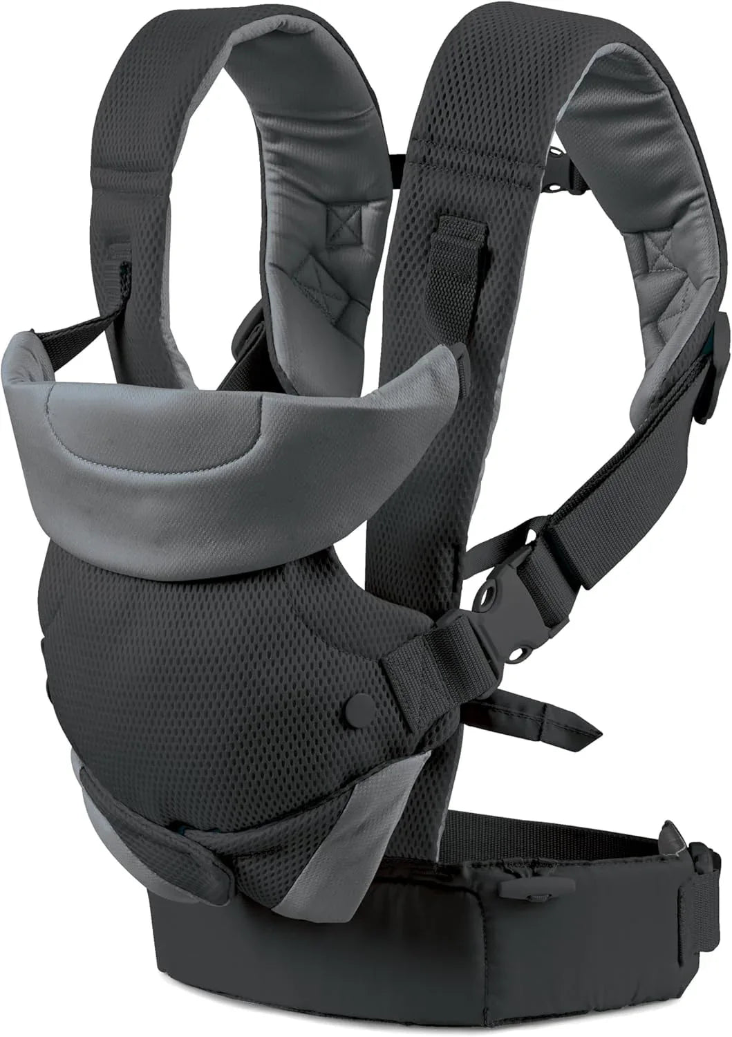 Infantino Flip 4 - in - 1 Light & Airy Convertible Baby Carrier, Adjustable, Ergonomic Babywearing, Registry Essential, Baby Carrier for Newborn to Toddler - Adenzo Comfies