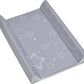 keeeper Baby Changing Mat - Fits 60cm Wide Baby Cribs, Tables, Bathtubs etc - Integrated Height Chart - Pawel White