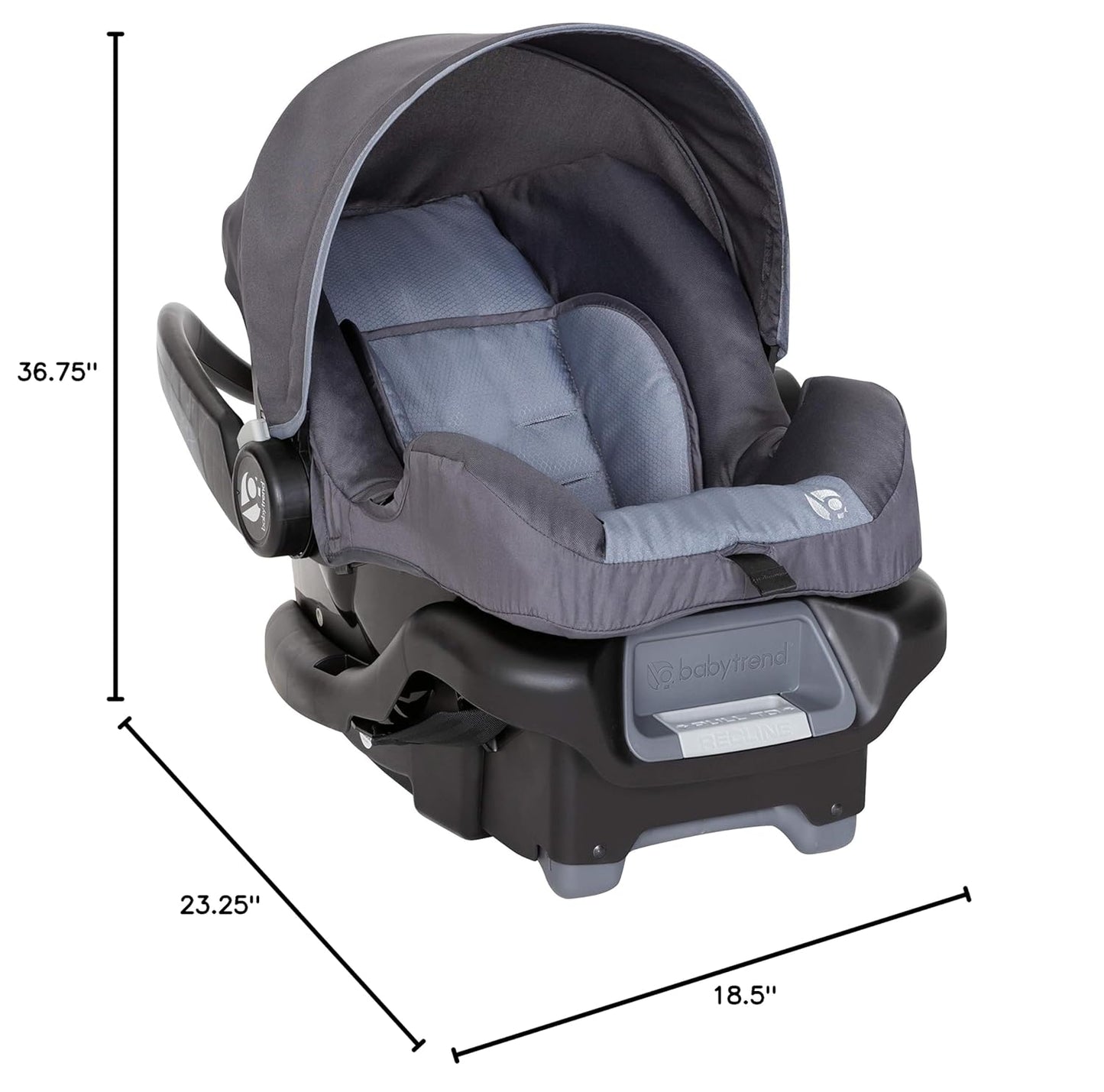 Baby Trend Expedition® Race Tec™ Jogger Travel System with Ally™ Infant Car Seat, 3 in 1 StrollerUltra Grey