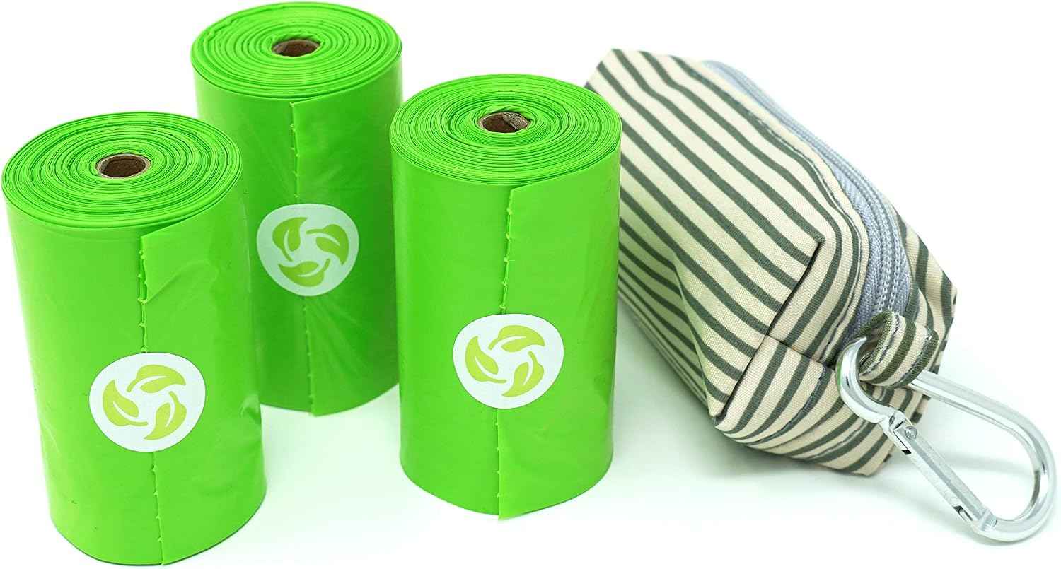 Earth Friendly Diaper Baggy Dispenser with 80 OXO-Degradable Bags with Cardboard Recyclable Core. - Adenzo Comfies
