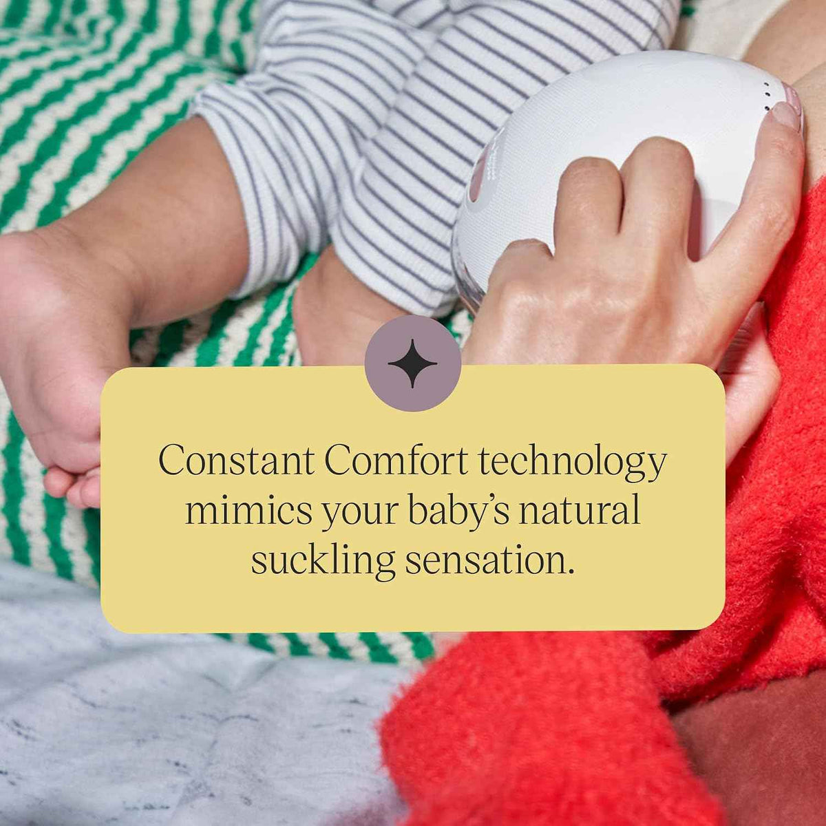 Tommee Tippee Made for Me™ Single  Electric Wearable Breast Pump – Hands‑Free, In‑Bra, Portable & Quiet.