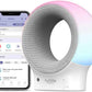 Hubble Eclipse Smart Baby Audio Monitor & Soother with 7-Colour Night Light, Speaker with Calming Music & Sleep Tracks, Room Temperature Sensor, Sleep Trainer with Wi-Fi connectivity.