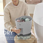 Shnuggle Ellie Bath Toy Storage Scoop | Baby & Toddler Bath Toy Drying Caddy with Drip Tray - Grey - Adenzo Comfies