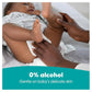 Pampers complete clean baby wipes, with 0% alcohol, 64 wipe count.
