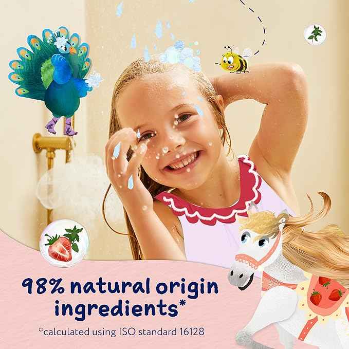 Childs Farm Tangle Taming Conditioner, Straight or Wavy Hair, Gentle, Tear Free, Strawberry and Mint, Kids, Baby, 250ml